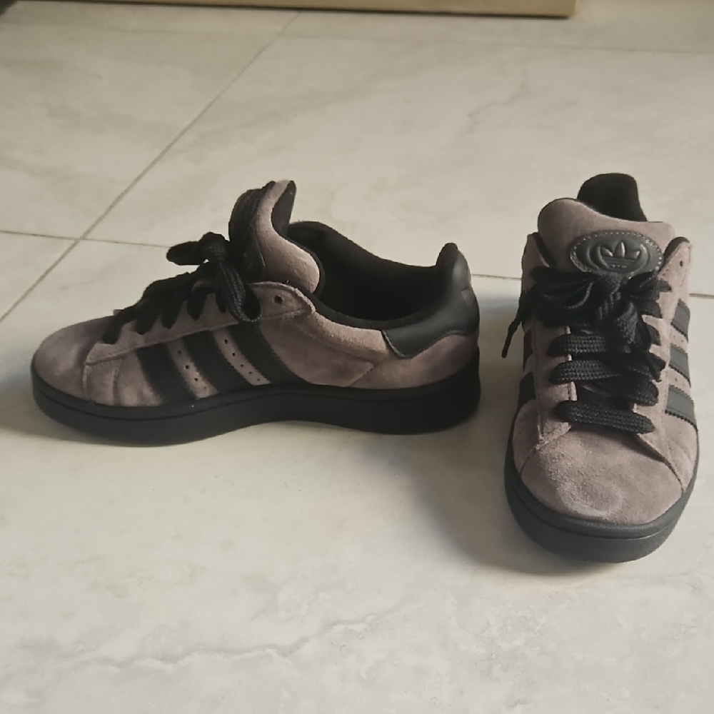 Adidas Gray and Black Sneakers